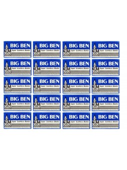 100 Cuchillas de Afeitar Doble Hoja Big Ben