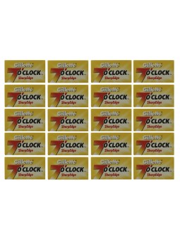 100 Double Edge Blades Gillette 7 o'clock SharpEdge