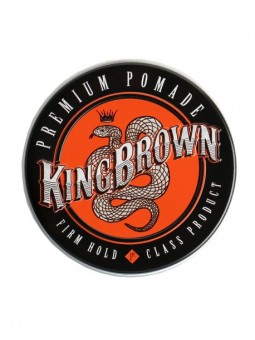 King Brown Pomade Premium Round Tin
