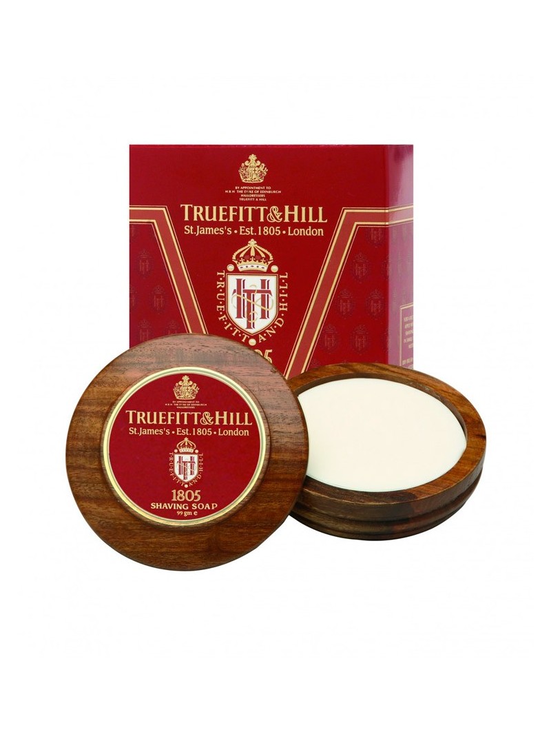 Truefitt & Hill 1805 Jabón de Afeitar con Bol Madera 99gr