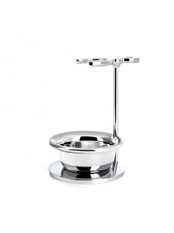 Mühle Stand with Bowl for Shaving Set Chrome Plated