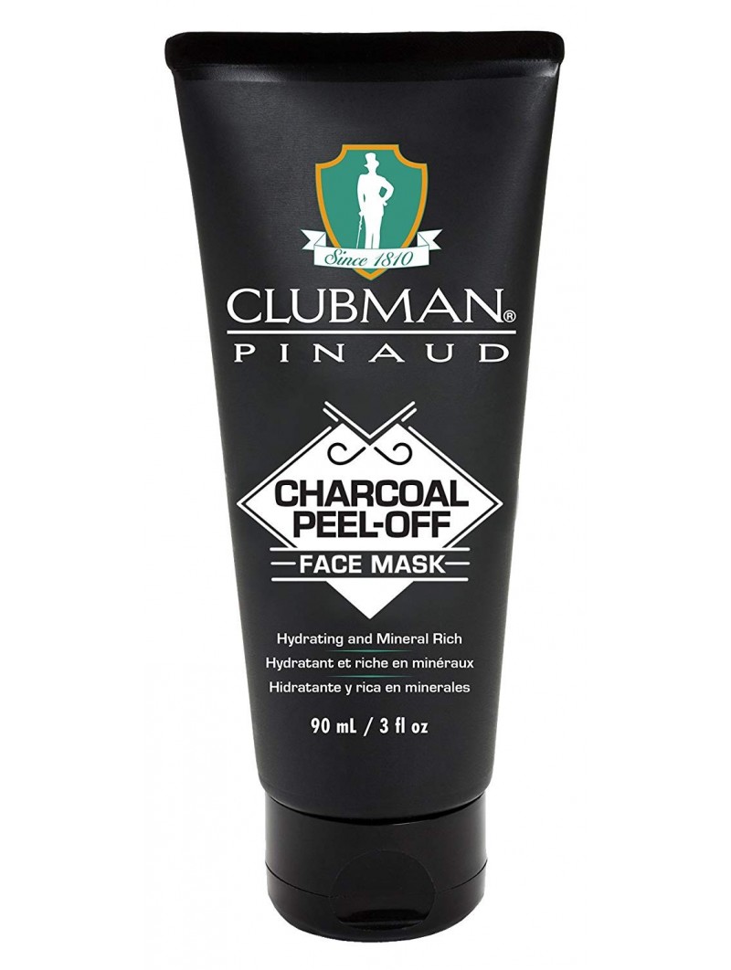 Mascarilla Negra Carbón Activo Hombre Clubman Pinaud 90ml