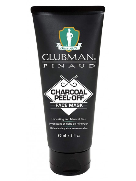 Mascarilla Negra Carbón Activo Hombre Clubman Pinaud 90ml