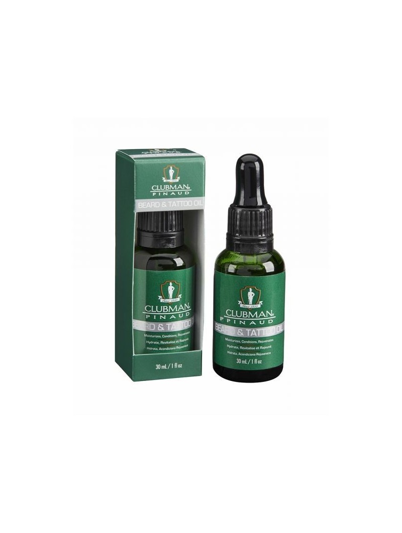 Clubman Pinaud Beard & Tattoo Oil 30ml