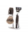 Mühle Shaving Set Fine Badger Shaving Brush & Fusion Razor Kosmo Series