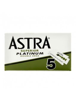 5 Hojas de Doble Filo Astra Superior Platinum