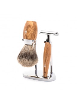 Mühle Shaving Set Fine Badger Shaving Brush & Safety Razor Kosmo Series