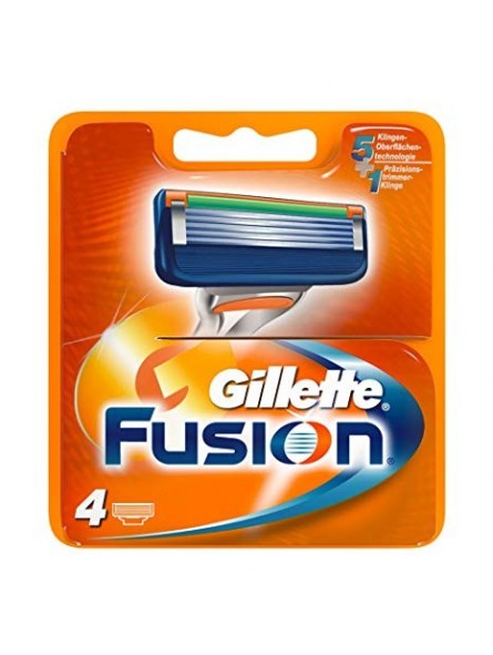 Gillette Fusion Refill Razor Blade 4 Cartidges