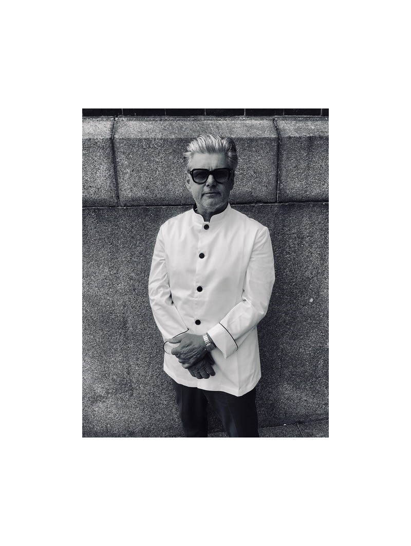 Corleone White Barber Jacket Size S
