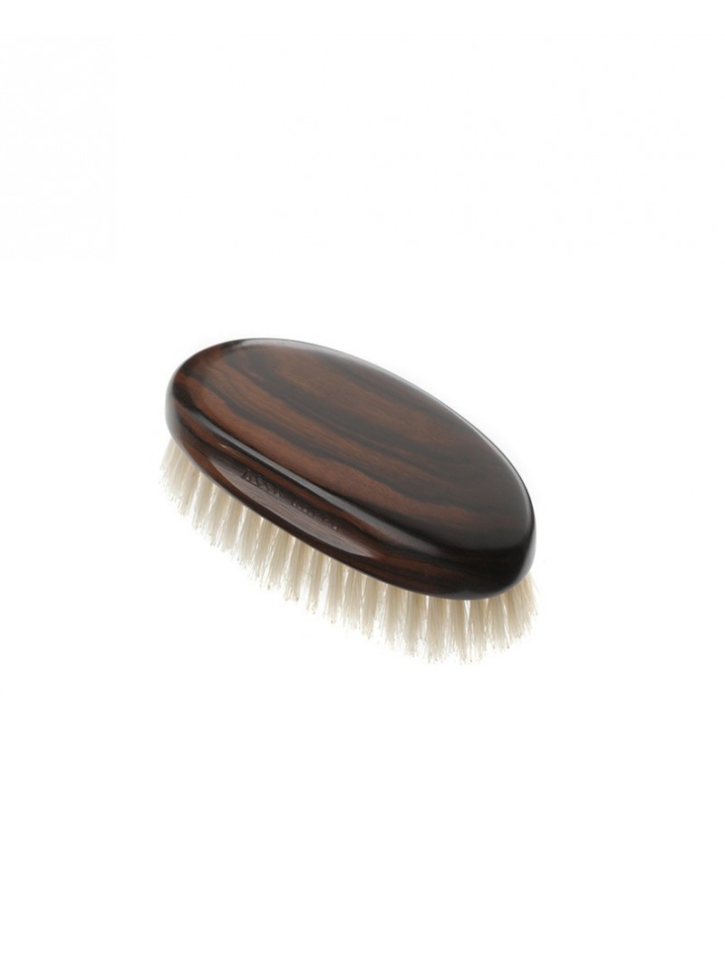 Acca Kappa Ebony White Bristle Travel Hair Brush