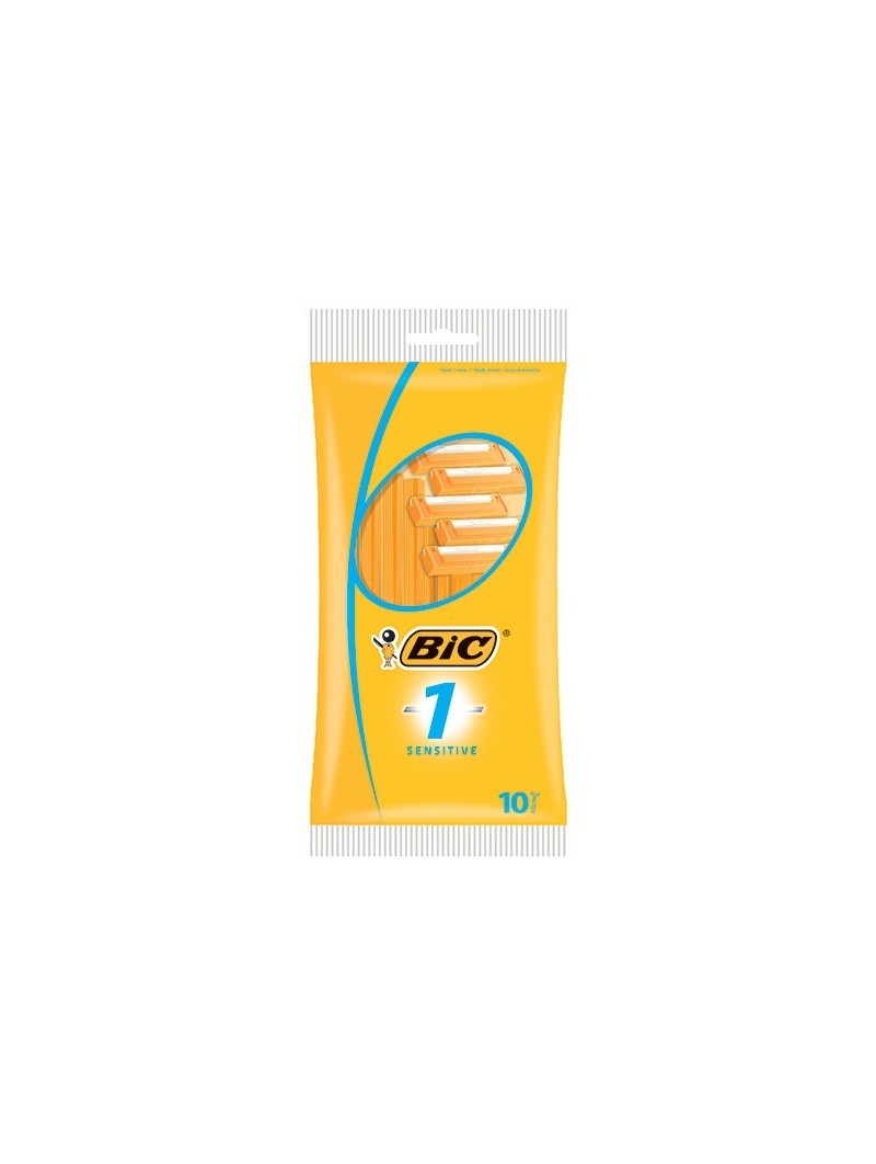 Maquinilla de Afeitar Deshechable 1 Hoja Bic Sensitive x10uds
