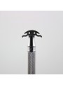Edwin Jagger Double Edge Stainless Steel Safety Razor Knurled
