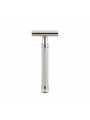 Maquinilla Clásica de Afeitar Acero Inoxidable Grooved Plata Edwin Jagger