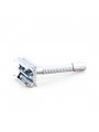 Epsilon Double Edge Butterfly Safety Razor Matt Silver