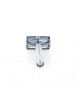 Epsilon Double Edge Butterfly Safety Razor Matt Silver