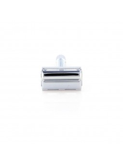Epsilon Double Edge Butterfly Safety Razor Silver