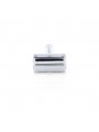 Epsilon Double Edge Butterfly Safety Razor Silver