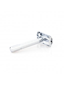 Epsilon Double Edge Butterfly Safety Razor Silver