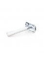 Epsilon Double Edge Butterfly Safety Razor Silver