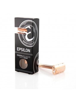 Epsilon Double Edge Butterfly Safety Razor Rose Gold