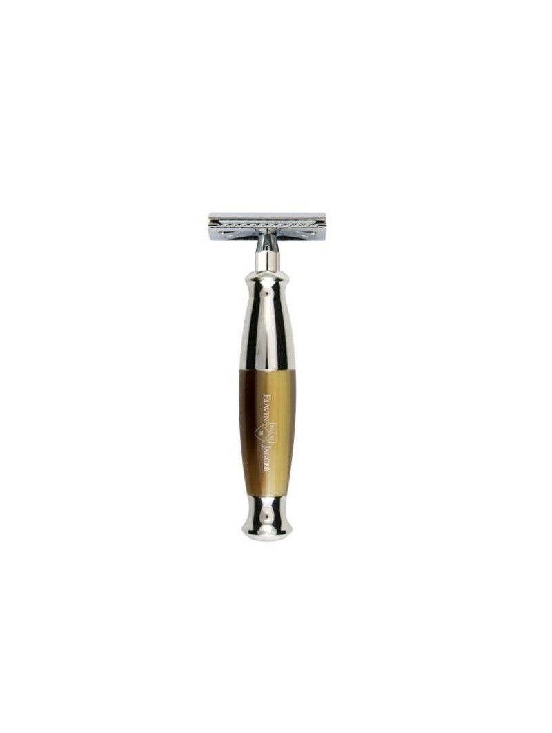Edwin Jagger Chrome Safety Razor Horn R362