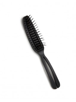 Acca Kappa Bi-level antistatic soft nylon pins - 100% top quality boar bristles HairBrush