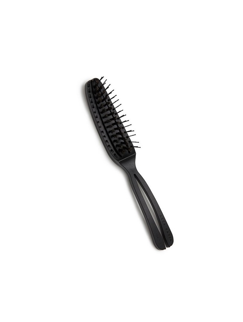 Acca Kappa Bi-level antistatic soft nylon pins - 100% top quality boar bristles HairBrush