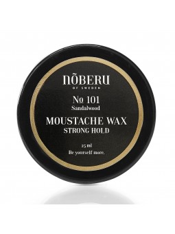 Cera para Bigote Fijación Fuerte Sándalo Noberu Of Sweden 25ml