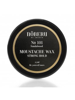 Noberu Of Sweden Sandalwood Strong Hold Mustache Wax 25ml