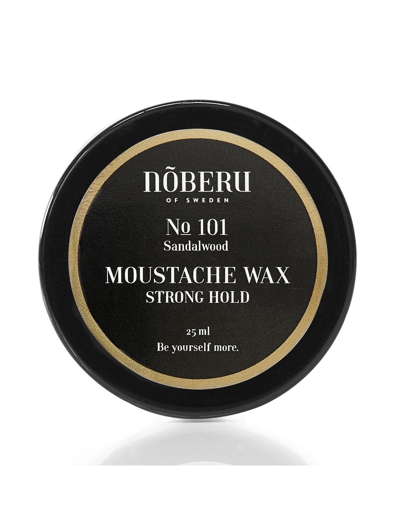 Cera para Bigote Fijación Fuerte Sándalo Noberu Of Sweden 25ml
