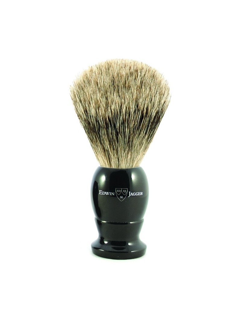 Brocha de Afeitar Tejón Best Badger Negra Edwin Jagger