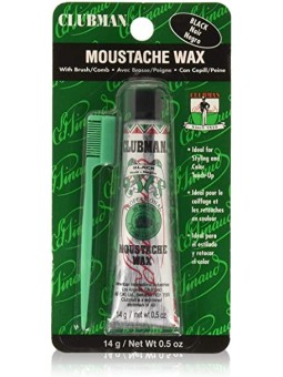 Cera de Bigote Negra Clubman Pinaud 14g