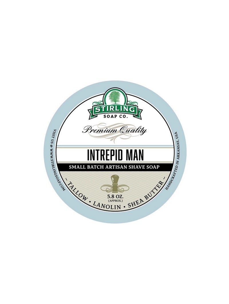 Stirling Soap Co Shaving Soap Intrepid Man 170ml