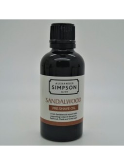 Aceite Pre Afeitado Sándalo Simpsons 50ml