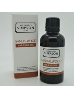Simpsons Sandalwood Pre Shave Oil 50ml