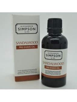 Aceite Pre Afeitado Sándalo Simpsons 50ml