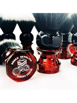 Phoenix Artisan Accoutrements Amber Aerolite 24mm Shaving Brush 