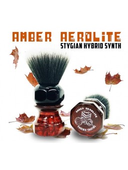 Phoenix Artisan Accoutrements Amber Aerolite 24mm Shaving Brush 