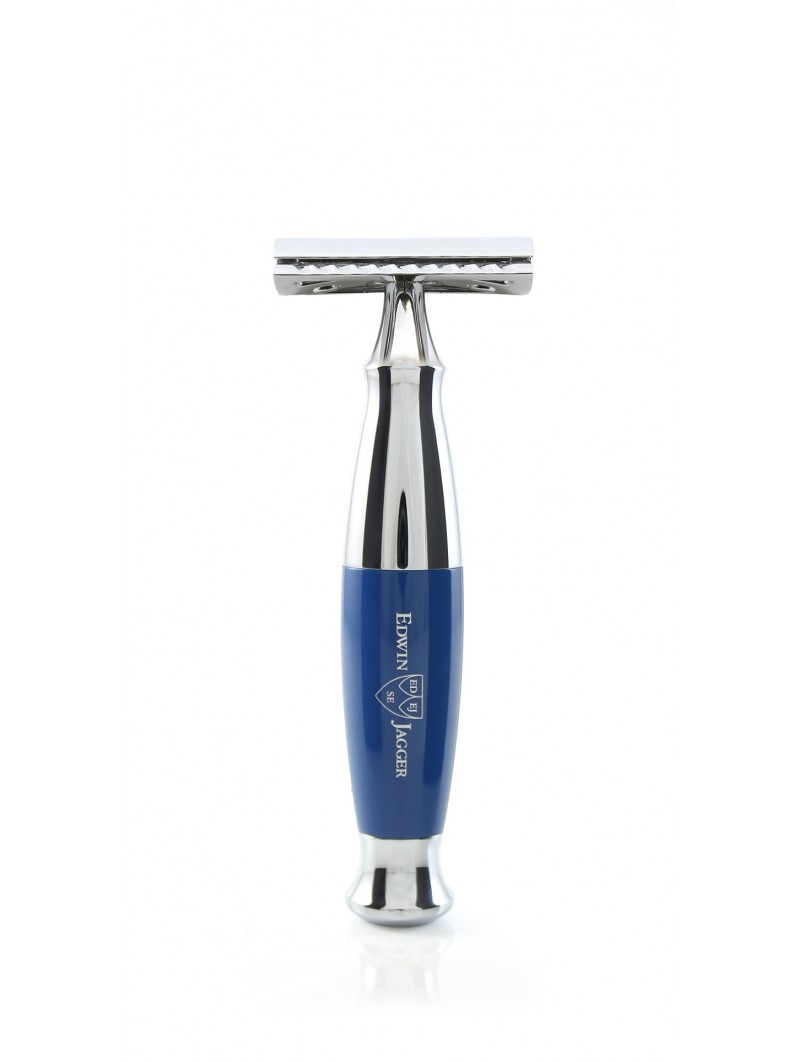 Edwin Jagger Chrome Safety Razor Blue