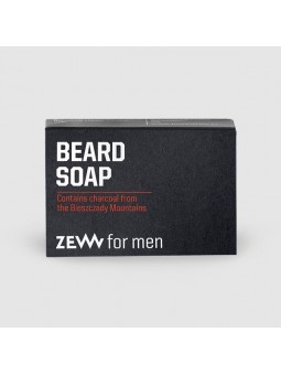 Zew for Men Beard Soap with charcoal 85ml