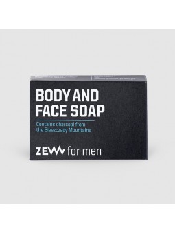 Zer for Men Body and Face Soap with charcoal 85ml