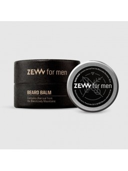 Zew for Men Beard Balm with charcoal 30ml