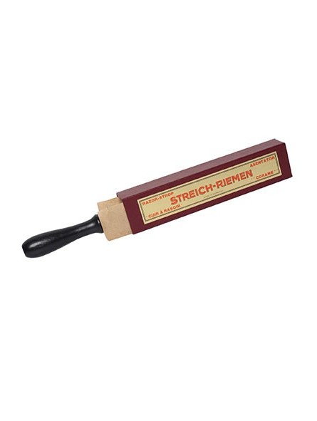 Asentador Ajustable Herold Solingen Cuero Ruso "Juchtenleder"