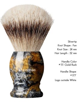 Shavemac 2 Silvertip Fan...