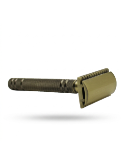 Epsilon Bronze Safety Razor