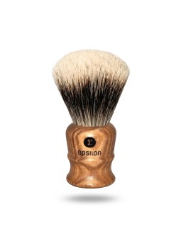 Epsilon Two Band Badger Shaving BrushWooden Fan Shape 49/26mm