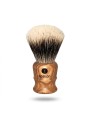 Epsilon Two Band Badger Shaving BrushWooden Fan Shape 49/26mm
