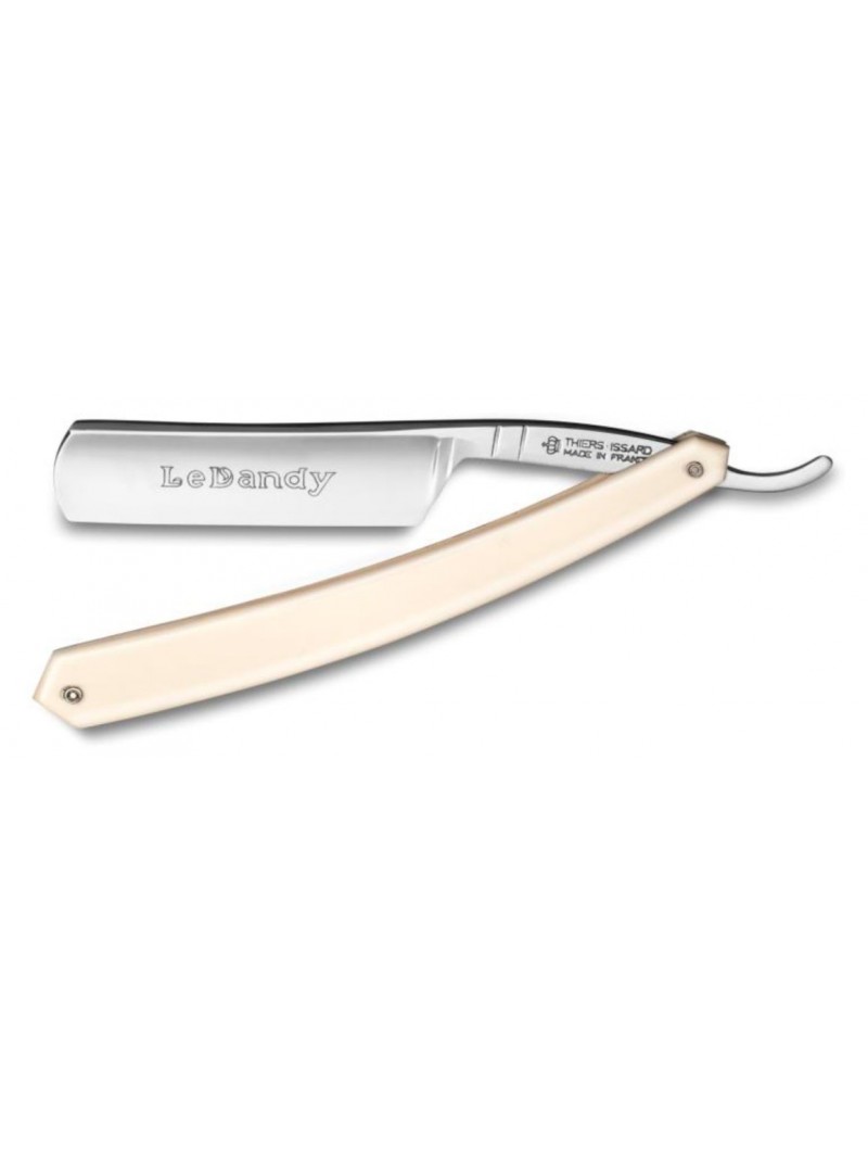 Thiers-Issard 6/8 Straight Razor Le Dandy White Handle