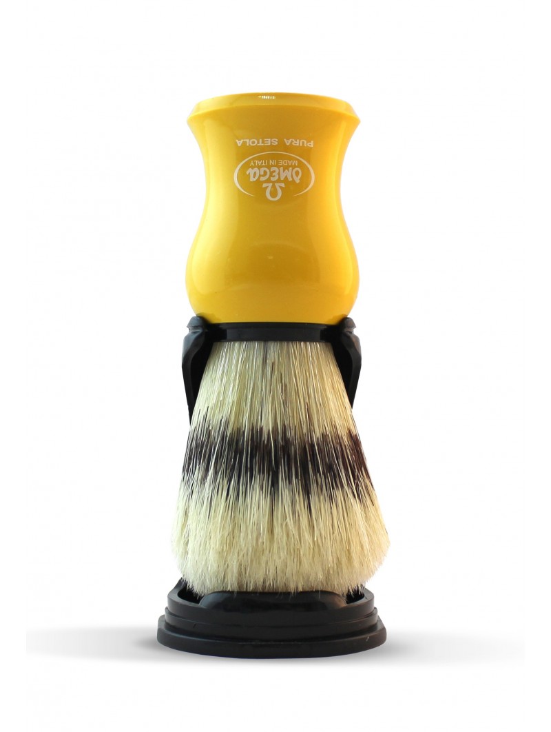 Brocha Afeitar Barbera Omega Roja