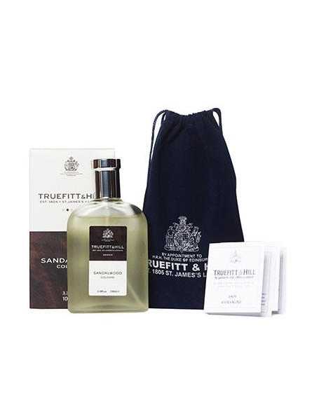 Truefitt & Hill Colonia Sándalo 100ml + Cologne 8 Sample Pack